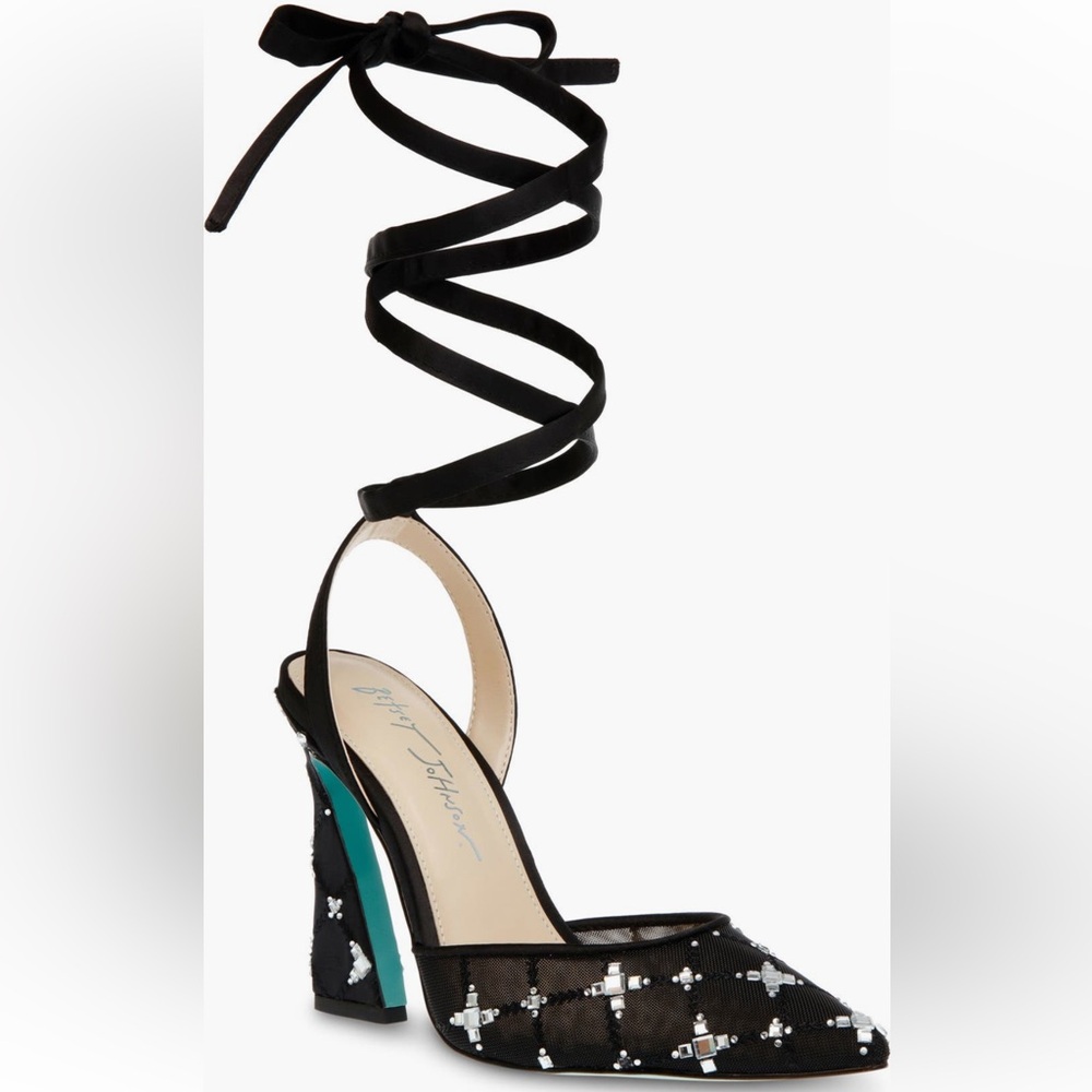 Brand New Betsy Johnson Angel Wrap heels